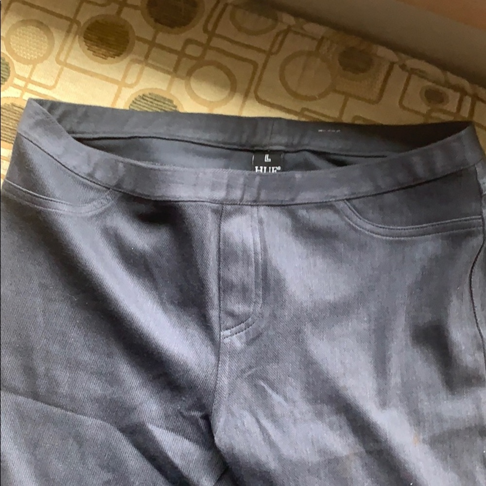 Hue large steel grey leggings from Nordstrom